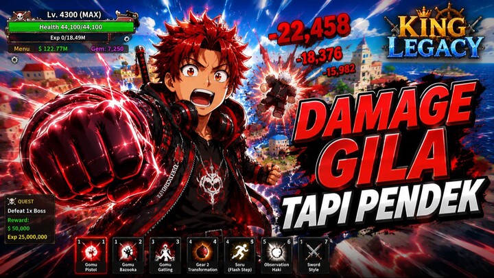 Skill Giganto Pistol Gear 3 Sakit GILA! Tapi Range-nya Pendek 😂
