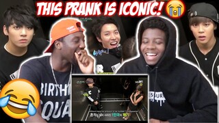 BTS Elevator prank Eng Sub Full (REACTION)