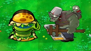 pvz เวอร์ชั่นไฮบริด การ์ดทองทั้งหมด X10 เทียบกับซอมบี้ยักษ์สุด ๆ