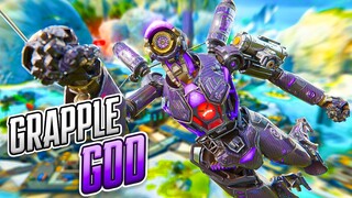 BECOMING THE GRAPPLE GOD OF APEX LEGENDS...