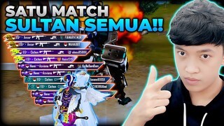 GAK MASUK AKAL SATU MATCH ISINYA SULTAN SEMUA ?! MENYALA KILL MESSAGE SENJATANYA !! - PUBG MOBILE