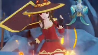 Megumin doing some flex.... EXPLOSIONNNN