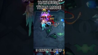 HAYABUSA TITAN 3 CRYSTAL AKTIF!! #teguhputrazusana #magicchess #mobilelegends #shorts