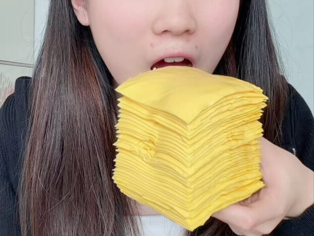 อร่อยจังเลย ชีสแผ่น