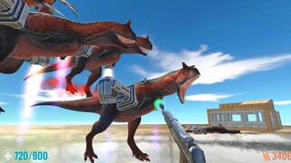 Insane Jet Pack Dinosaurs. Animal Revolt Battle Simulator