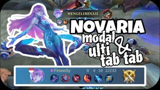 Highlight MLBB | First Time nyobain hero Novaria 🤣 modal ulti doang, cocok juga jadi roam :v