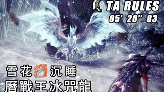 【MHWI】大剑 历战王冰咒龙 5分20秒 TA规则