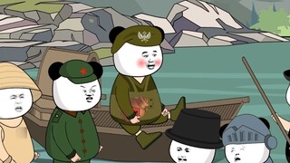 It’s really difficult to cross the sea now. You can’t get through without some panda background!