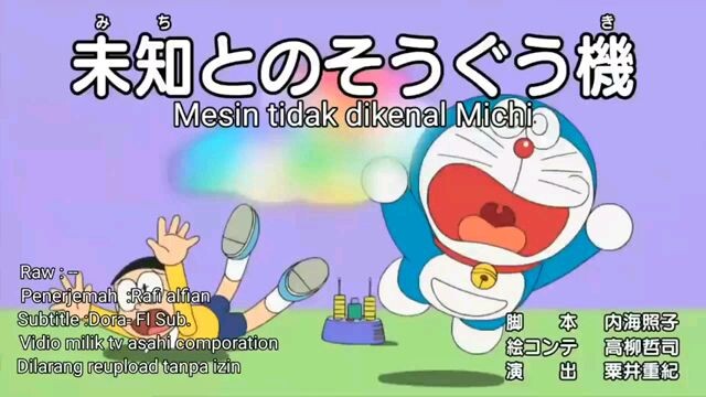 Doraemon sub indo episode mesin tidak dikenal michi