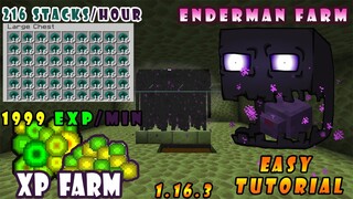 How to make Enderman XP Farm in Minecraft 1.16.3 | 999xp/min(Works in Windows, Bedrock, XBOX, & PS4)