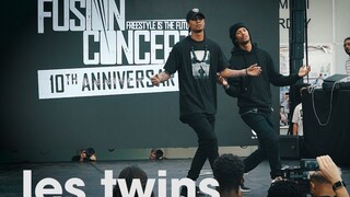 用舞蹈说话！Hiphop之王Les Twins炸出血的现场表演！抒情歌快歌皆可FUSION CONCEPT 2019