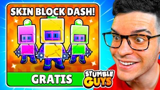 COMPRO *SKIN GRATIS* BLOCKDASHERO en STUMBLE GUYS!