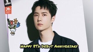 Wang Yibo - Happy 8th Debut Anniversary! Yibo Official Posted Today