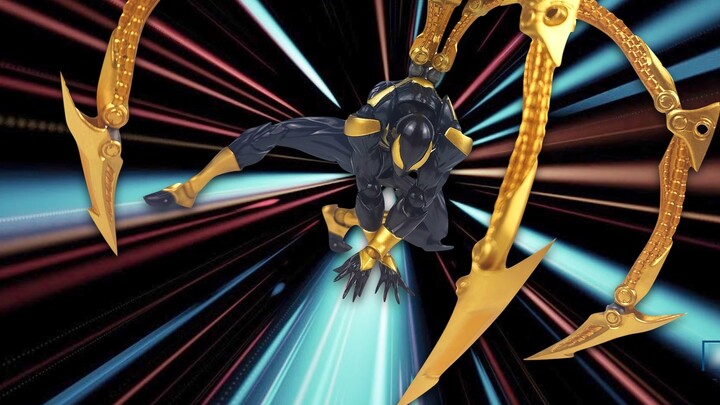 Vui vẻ! Đánh giá mở hộp phiên bản giới hạn Kaiyodo Yamaguchi Iron Spider Black Gold [AtoZ]