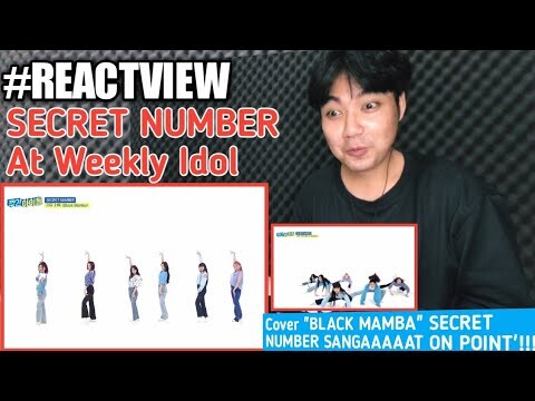 #REACTVIEW | SECRET NUMBER - BLACK MAMBA by AESPA (COVER) REACTION | WEEKLY IDOL