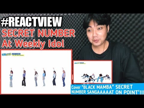 #REACTVIEW | SECRET NUMBER - BLACK MAMBA by AESPA (COVER) REACTION | WEEKLY IDOL