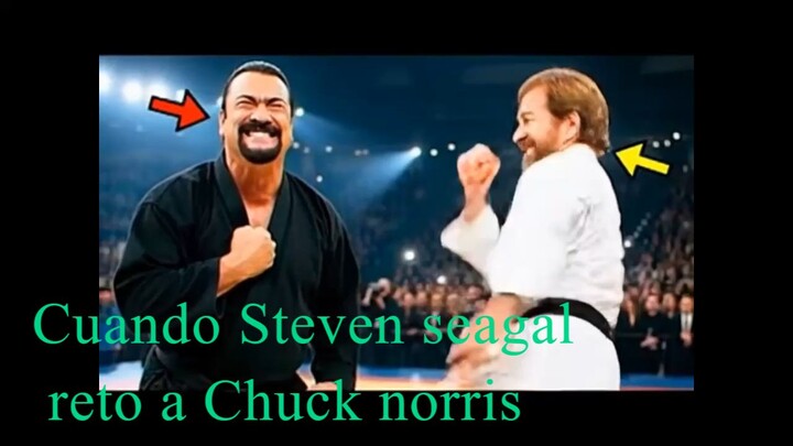 El dia que Steven seagal retó a chuck norris