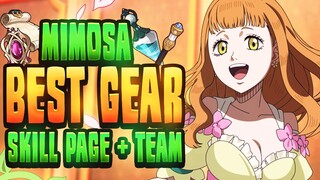 BEST SD YUNO PARTNER! Party Mimosa Build & Guide (Gear Sets, Teams, Skill Pages & More!) BCM