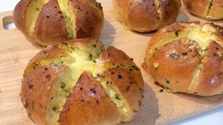 Bánh mì phô mai bơ tỏi | Học Làm Bánh