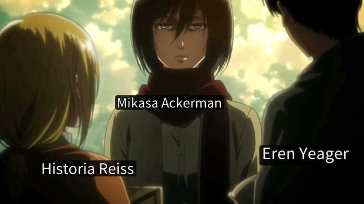 Historia tersipu oleh ucapan Eren, Mikasa cemburu 😅