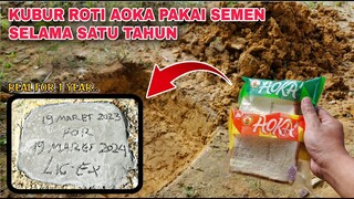 EKSPERIMEN 1 TAHUN: KUBUR BERBAGAI JENIS ROTI akan DIBUKA TAHUN 2024