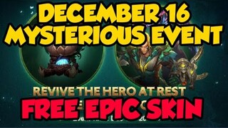 DECEMBER 16 MYSTERIOUS EVENT IS HERE!