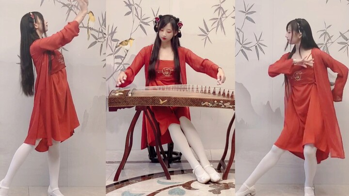 【Qing Ling】Red Horse ❤ with a Guzheng version of "A Laugh on the Vast Sea"