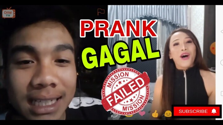 PRANK OME TV LUCU TAPI GAGAL