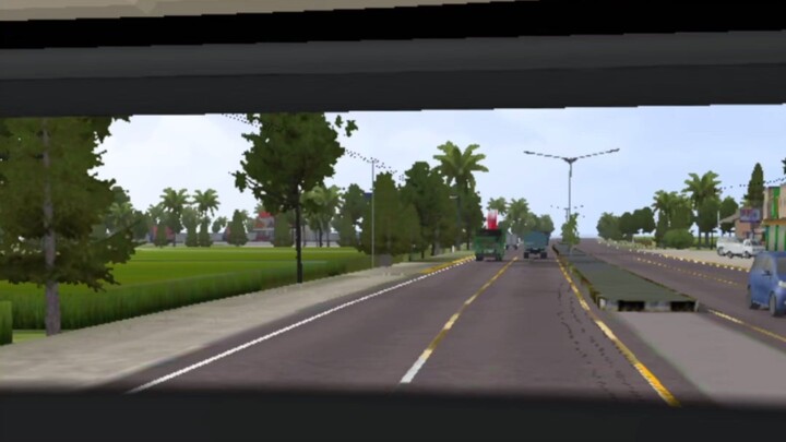 Bus hampir nabrak truk 🤯🚀🪐