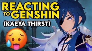 KAEYA IS HOT!! REACTING TO GENSHIN PART 1