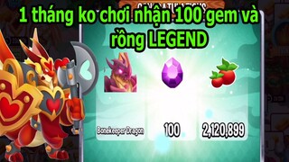 Dragon City Apk - 1 Tháng Không Chơi Nhận 100 Gem Và Rồng LEGENDARY - Top Game - Thành EJ