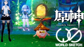 《原神》Aranara Song feat. Miku Hatsune 【初音未来】World Sketch REMIX