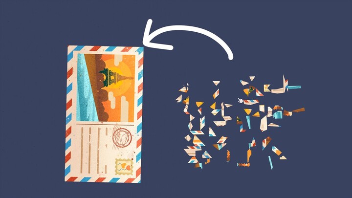 طلب مني المدير أن أعيد تجميع الأوراق المقطعة من المفرمة!