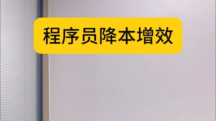 程序员降本增效