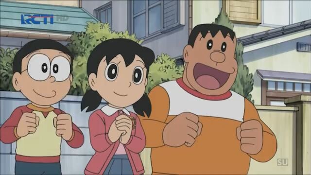 Doraemon - ke gunung ke langit dengan sepatu kendaraan