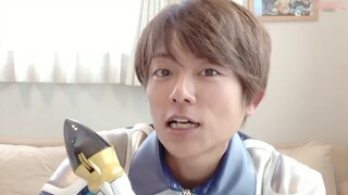 [Ultraman Cosmos] Sugiura Taiyo was moved to tears when playing with the Ultraman replica transforma