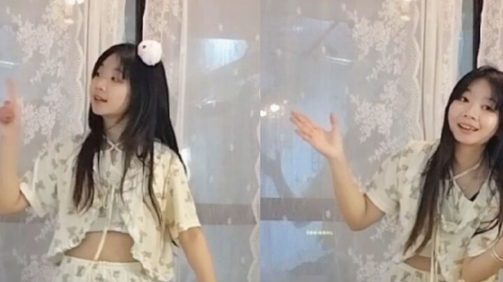 Lompatan pertama tahun ajaran! Gemuk dan putih, penuh harapan (ˊωˋ*) ingin menjadi imut