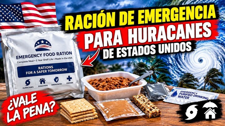 RACION DE EMERGENCIA PARA HURACANES ESTADOS UNIDOS