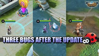 THREE BUGS AFTER THE UPDATE 🦗 MLBB