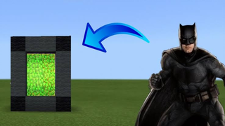 CARA MEMBUAT NEW PORTAL BATMAN - MINECRAFT