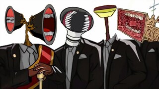 Siren Head & Megaphone & Megahorn & Light Head - Coffin Dance Song Meme Cover
