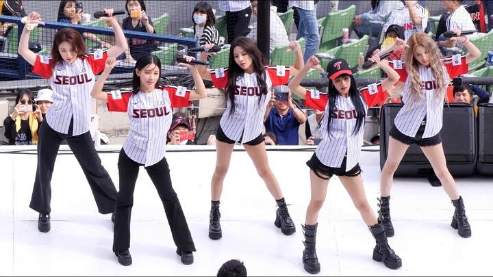 Đẹp trai quá! (G)I-DLE tomboy trên sân bóng chày