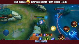 BIKIN NGAKAK 😂 KOMPILASI MOMEN FUNNY MOBILE LEGEND