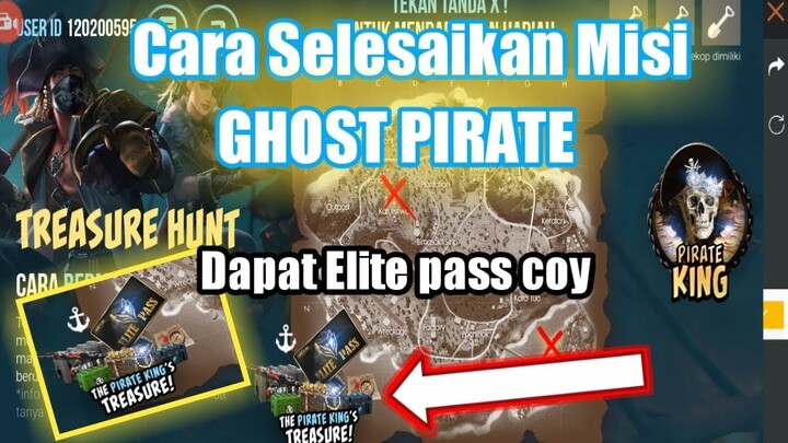 Cara selesaikan misi free fire event ghost pirate