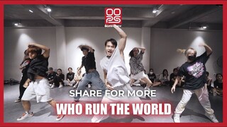 [WORKSHOP SHARE FOR MORE] WHO RUN THE WORLD (Dance mix by @Showmusik) Choreography by QUANG HIEP NGO