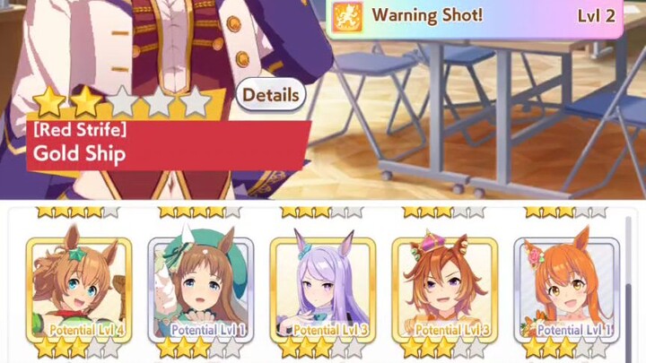 Star Unlock Gold Ship, Vodka, Dan Daiwa Scarlet