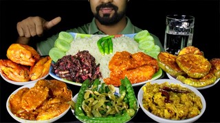 Best Veg Thali| Dum Aloo, Potol Pakoda, Begun Vaja, Derosh Vaja, Jhinga Vorta, Kakrol Bhona, Saak |