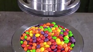【液压机压一切】彩虹糖