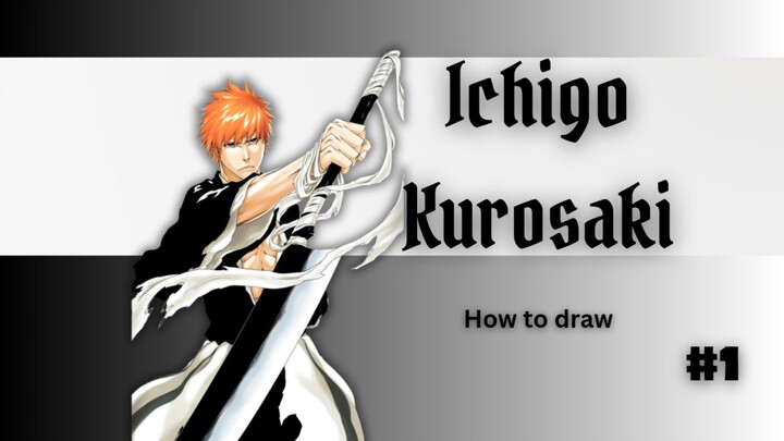 Drawing Ichigo Kurosaki Vizard form #1.