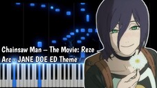 Chainsaw Man – The Movie: Reze Arc - JANE DOE ED Theme (Piano Cover)